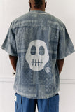 Oversize Denim Baseball Shirt