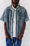 Oversize Denim Baseball Shirt