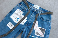 1 of 1 "Basquiat" Patch Jeans