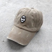 Distressed Fantôme Baseball Cap - Khaki